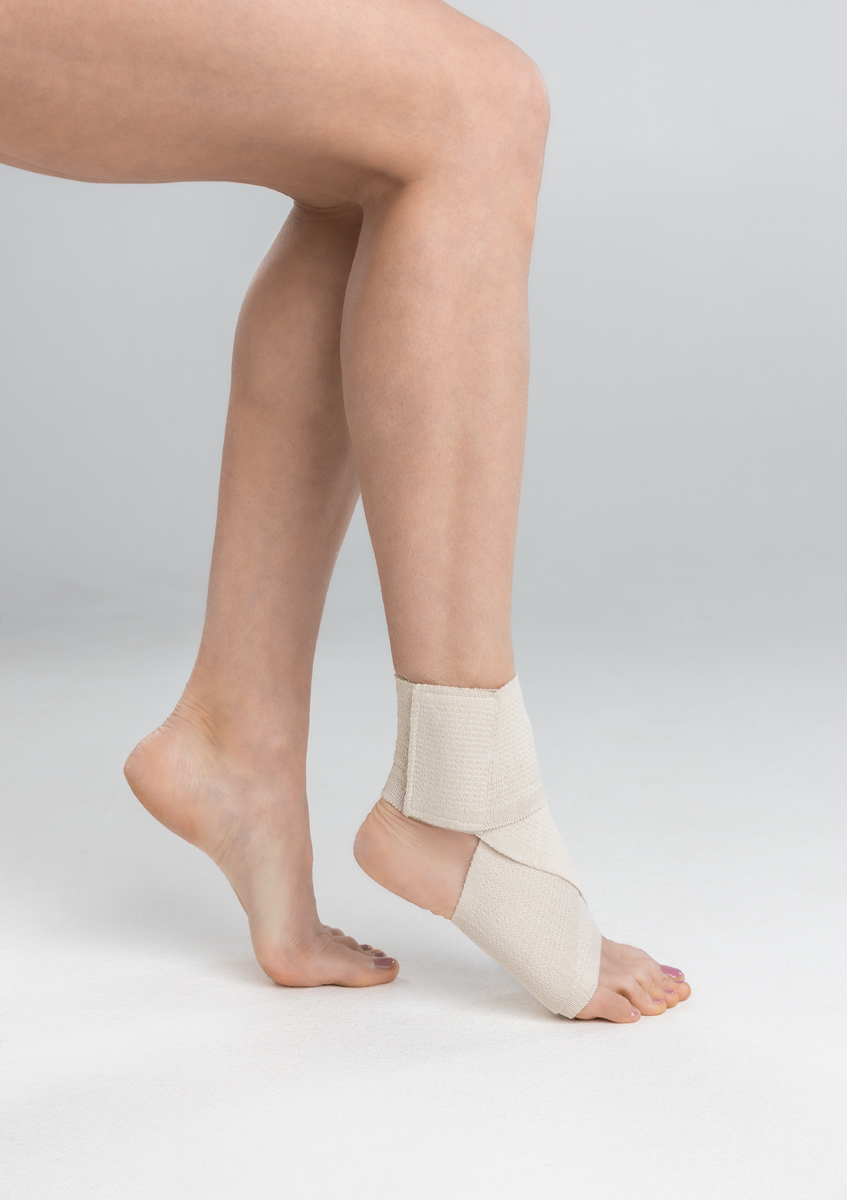 Elastīgais pārsējs pēdas locītavai